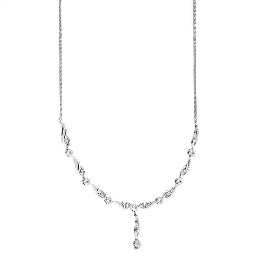 Camellia Diamond Necklace
