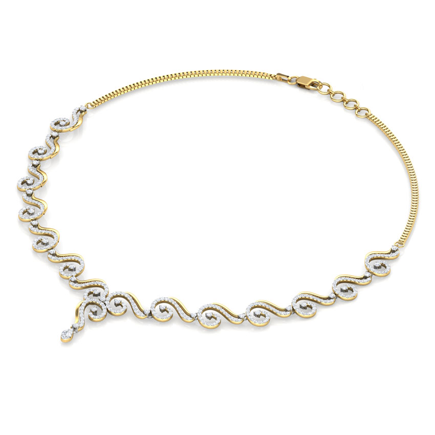 Twirl Linked Necklace