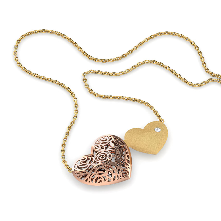 Kim Twin Heart Necklace Kim Twin Heart Necklace