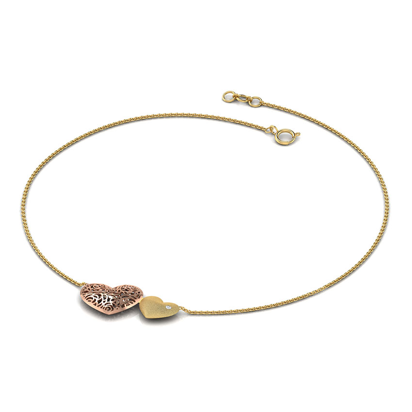 Kim Twin Heart Necklace Kim Twin Heart Necklace