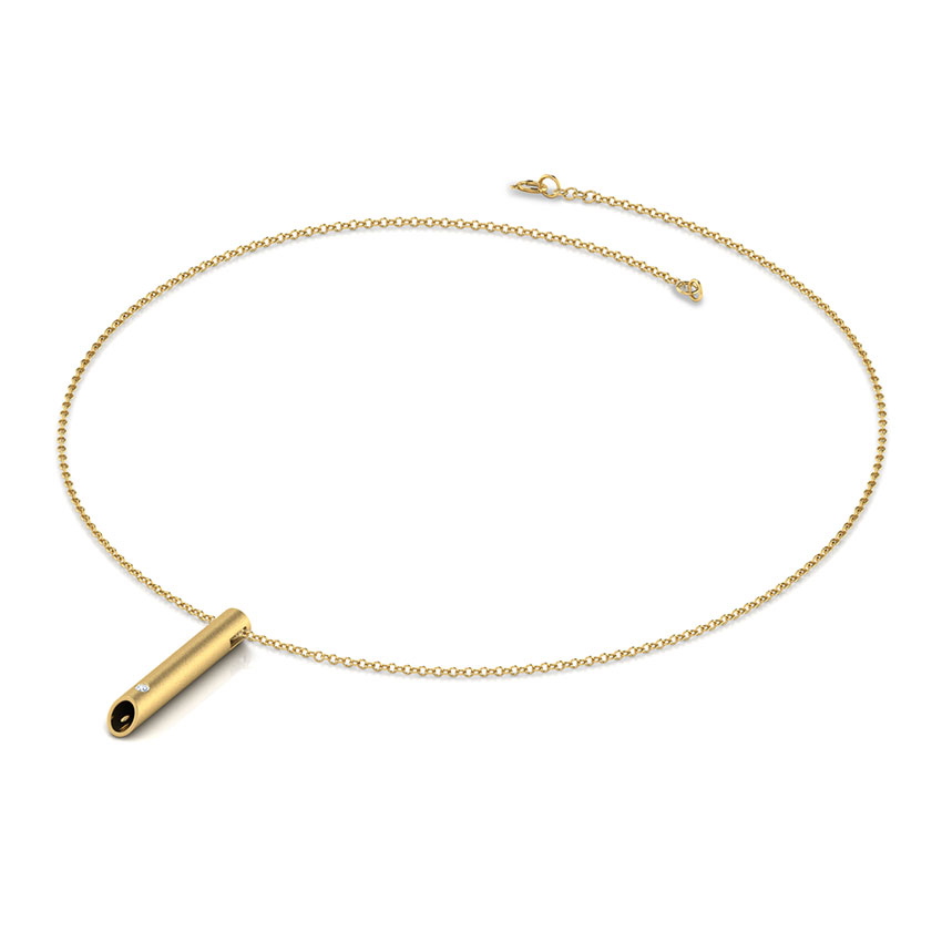 Jessy Pipe Diamond Necklace