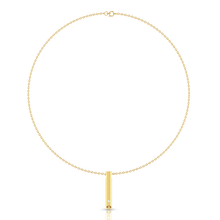 Jessy Pipe Diamond Necklace
