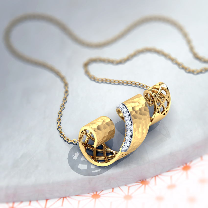 Belinda Hammered Necklace