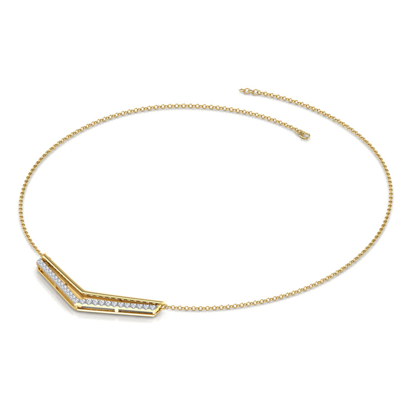 Zoe Sagittate Diamond Necklace