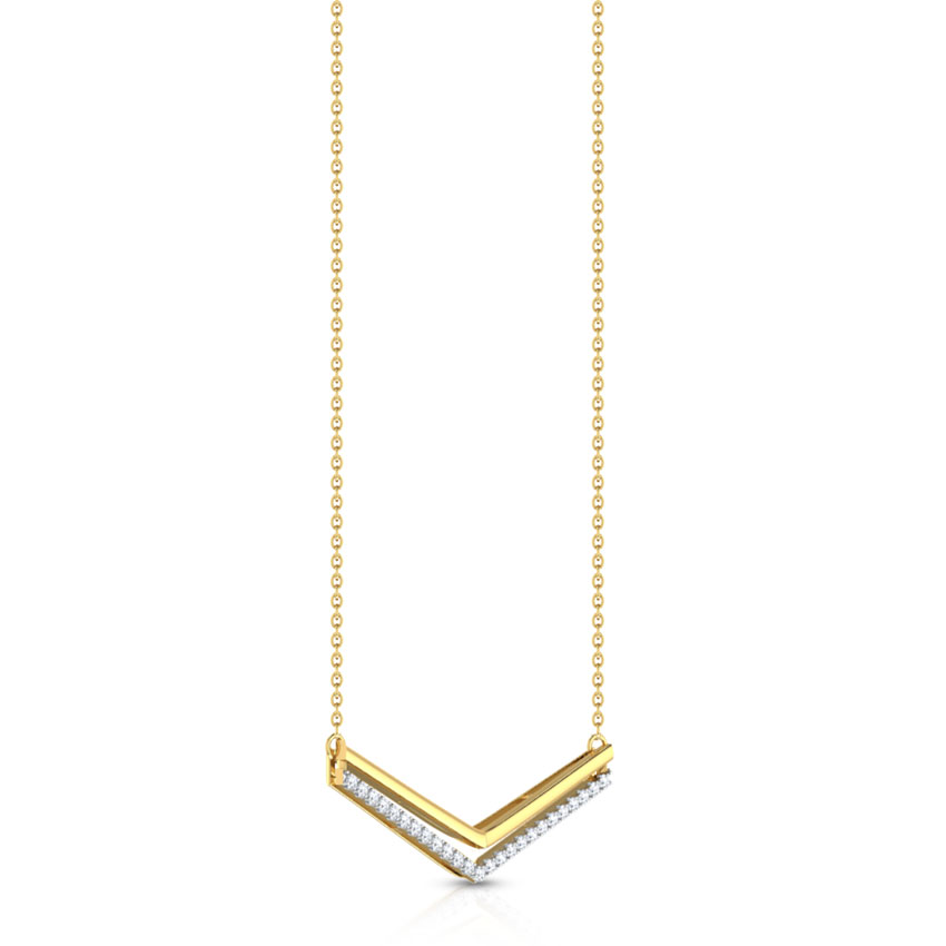 Zoe Sagittate Diamond Necklace