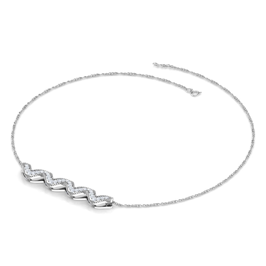 Bray Wave Bar Necklace