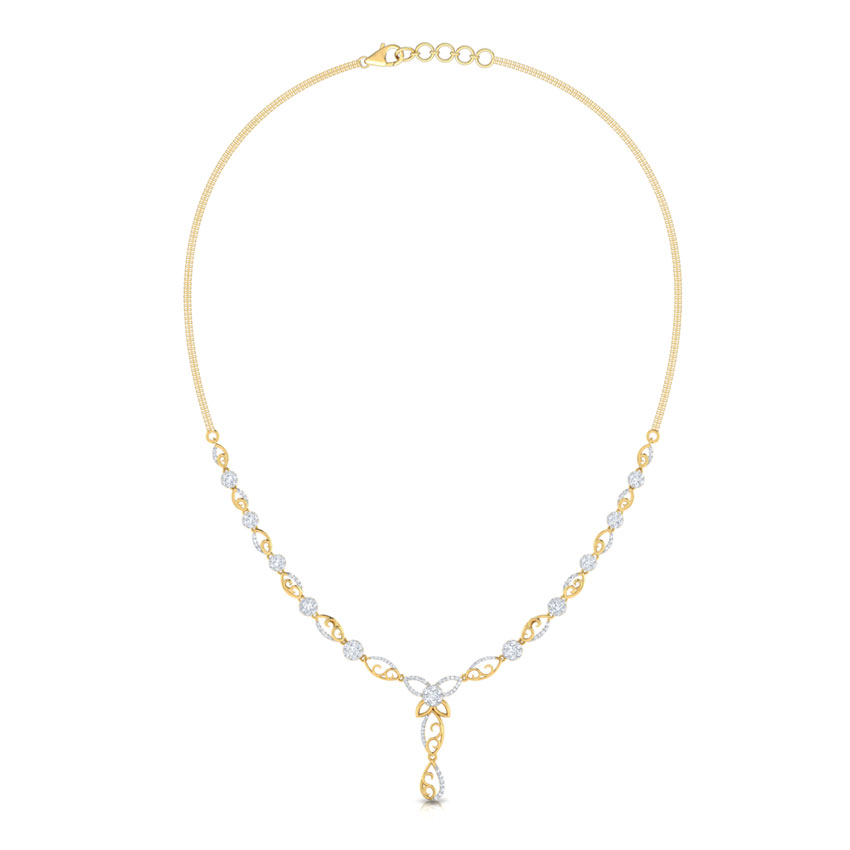 Swirl Diamond Necklace Swirl Diamond Necklace