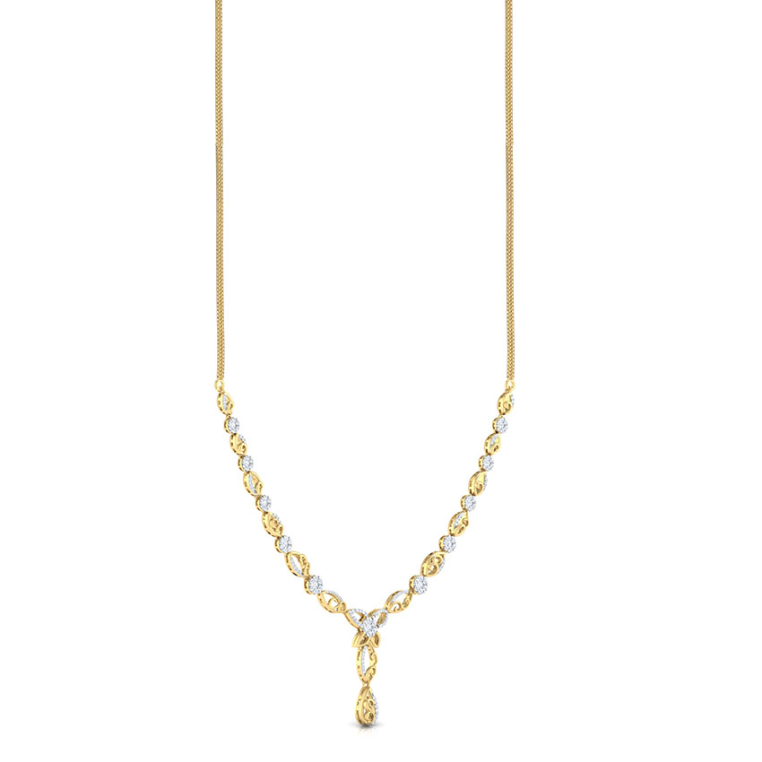 Swirl Diamond Necklace Swirl Diamond Necklace