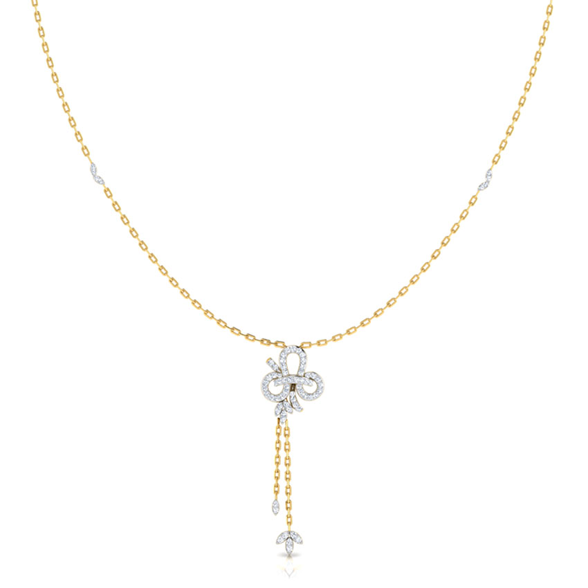 Ribbon Lariat Necklace