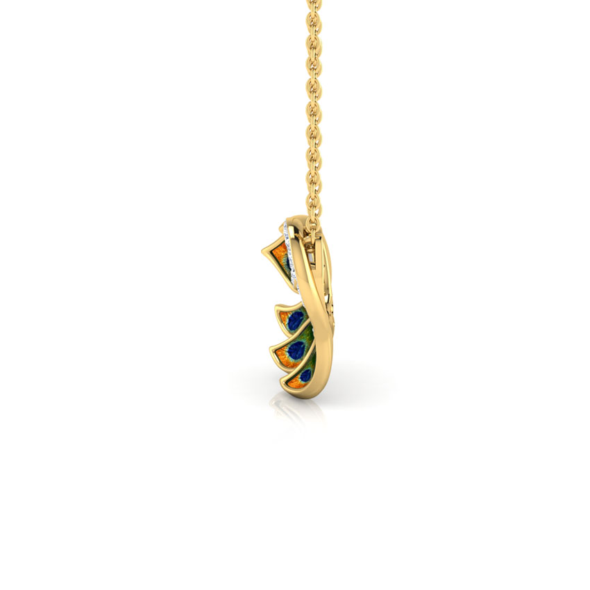 Peacock Plumes Diamond Necklace Peacock Plumes Diamond Necklace