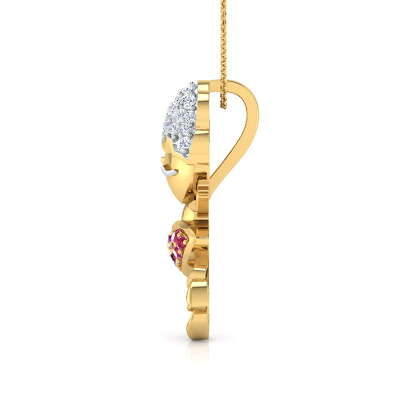 Dancing Girl Gemstone Necklace