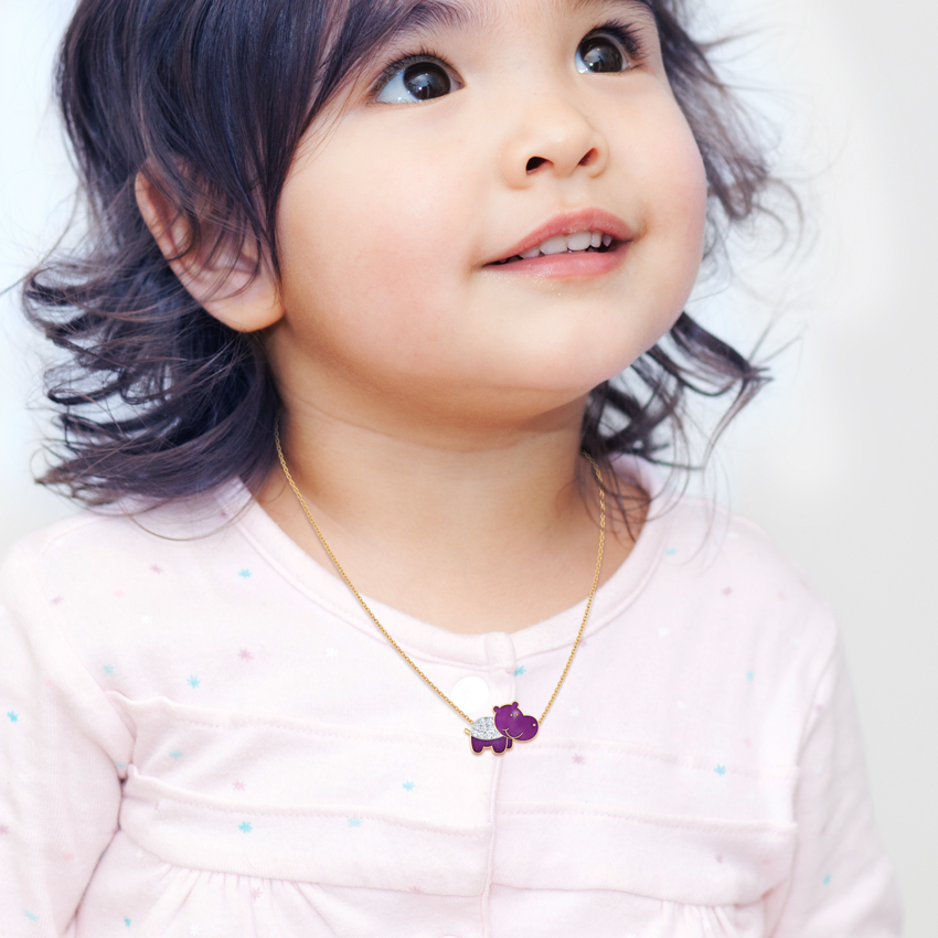 Happy Hippo Necklace