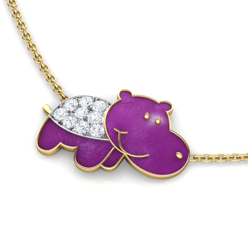 Happy Hippo Necklace