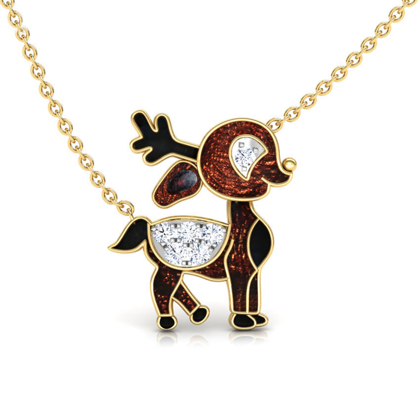 Bambi Deer Necklace