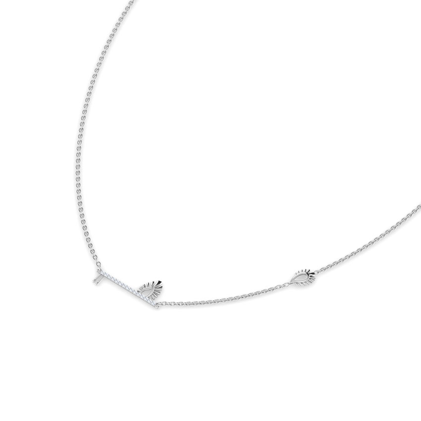 Krishna Flute Diamond Necklace Krishna Flute Diamond Necklace