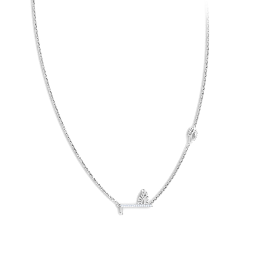 Krishna Flute Diamond Necklace Krishna Flute Diamond Necklace