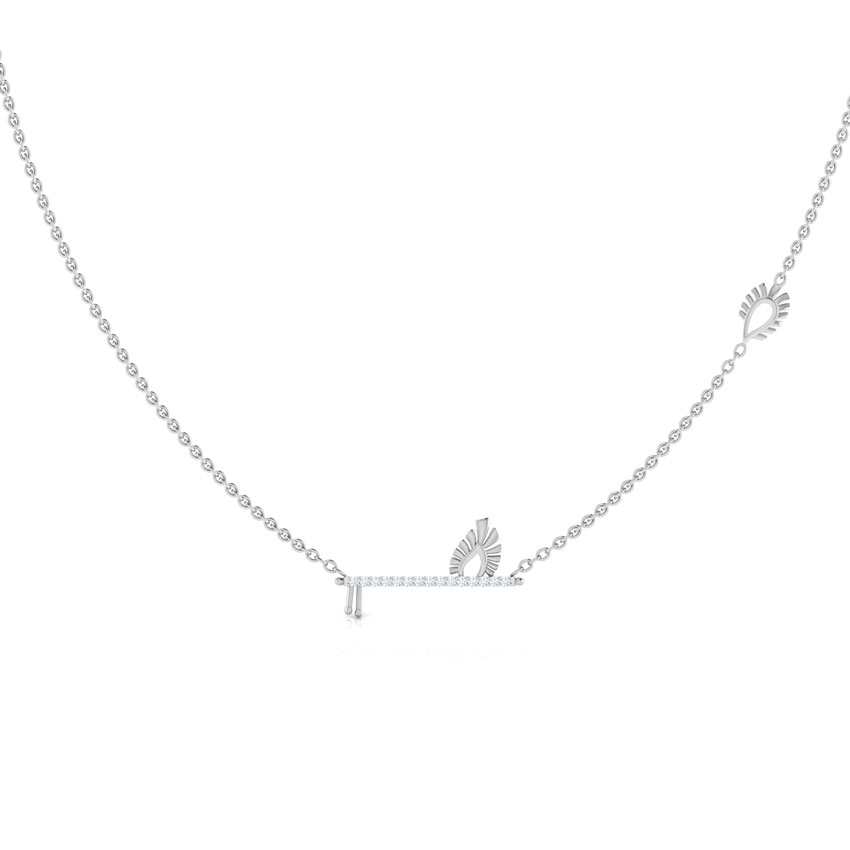 Krishna Flute Diamond Necklace Krishna Flute Diamond Necklace