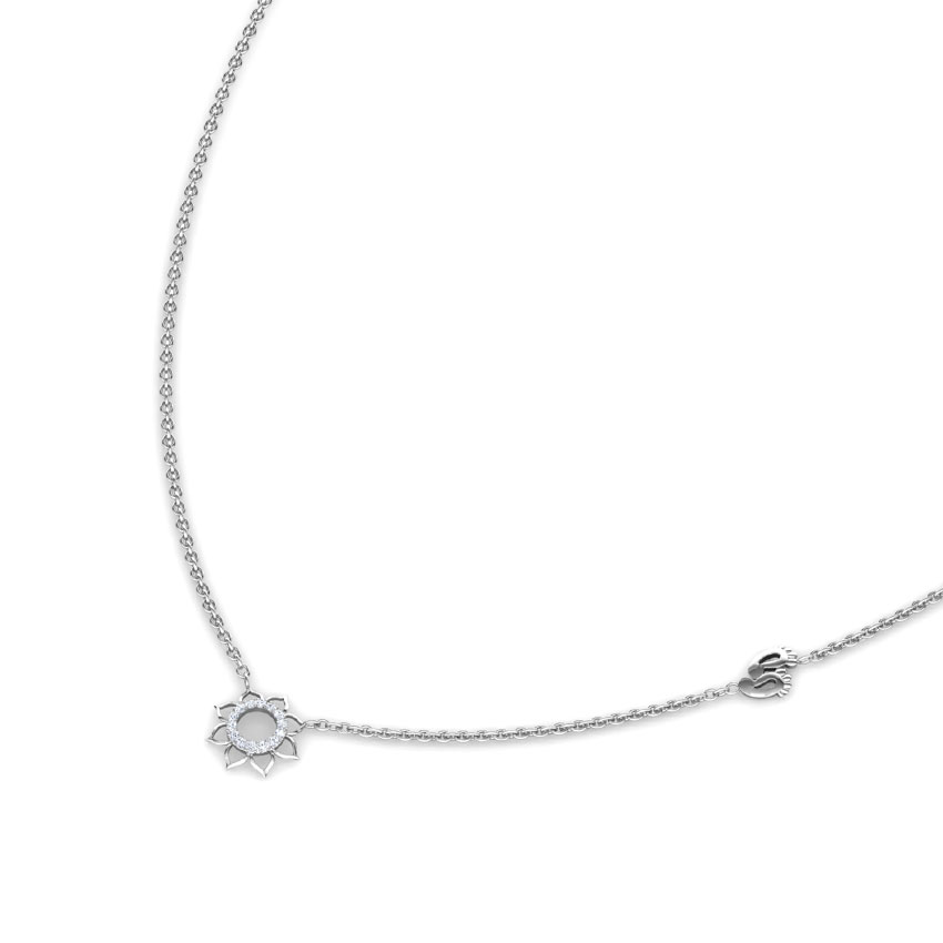 Lakshmi Lotus Diamond Necklace Lakshmi Lotus Diamond Necklace