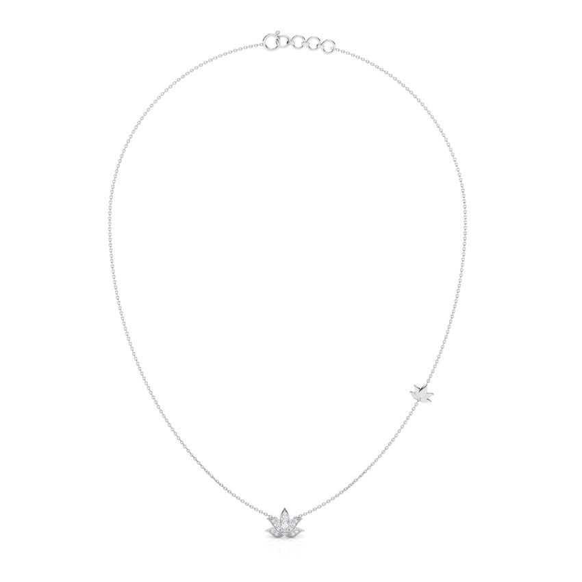 Blossom Lotus Diamond Necklace Blossom Lotus Diamond Necklace