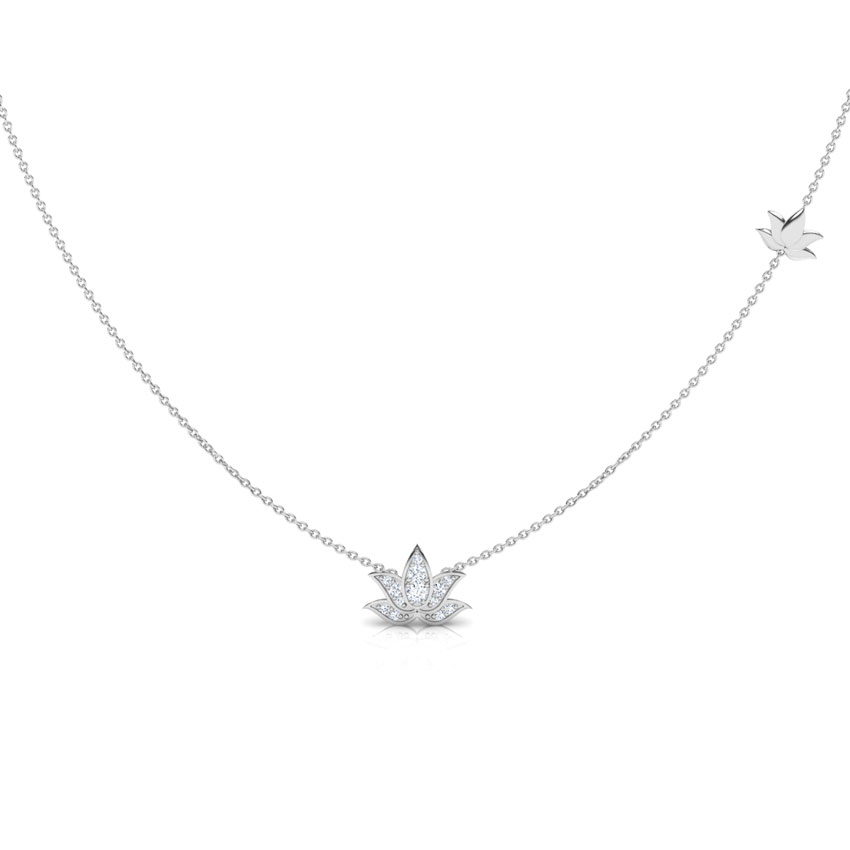 Blossom Lotus Diamond Necklace Blossom Lotus Diamond Necklace