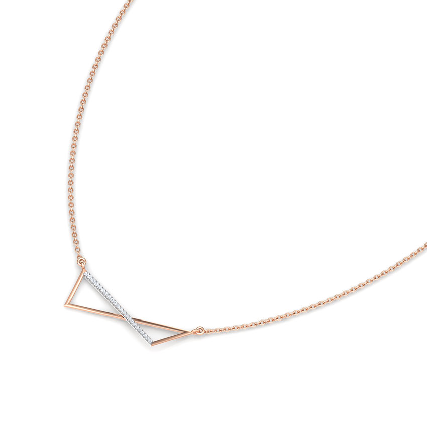 Flux Geometric Diamond Necklace Flux Geometric Diamond Necklace