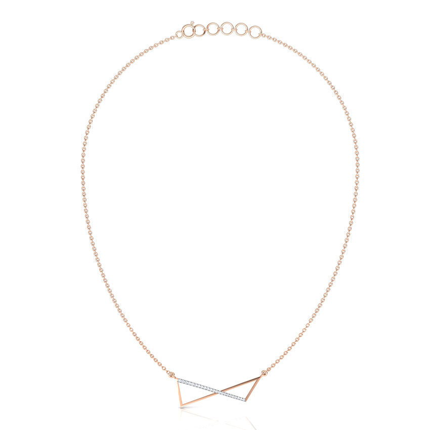 Flux Geometric Diamond Necklace Flux Geometric Diamond Necklace