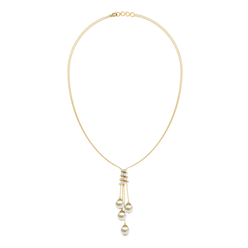 Swirl Pearl Necklace