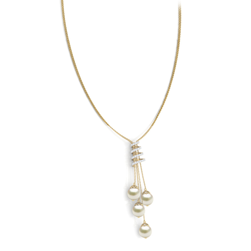 Swirl Pearl Necklace