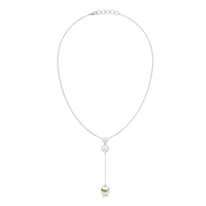 Y-Shape Pearl Necklace Y-Shape Pearl Necklace