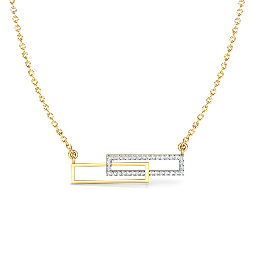 Bars Geometric Necklace