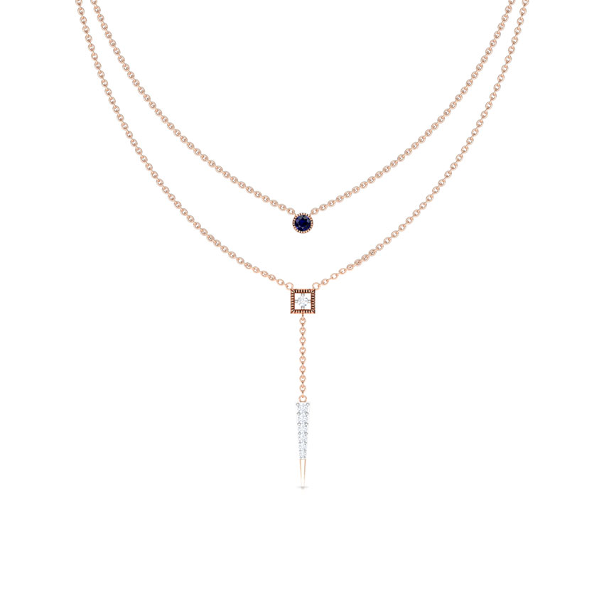 Linear Multi Layer Necklace