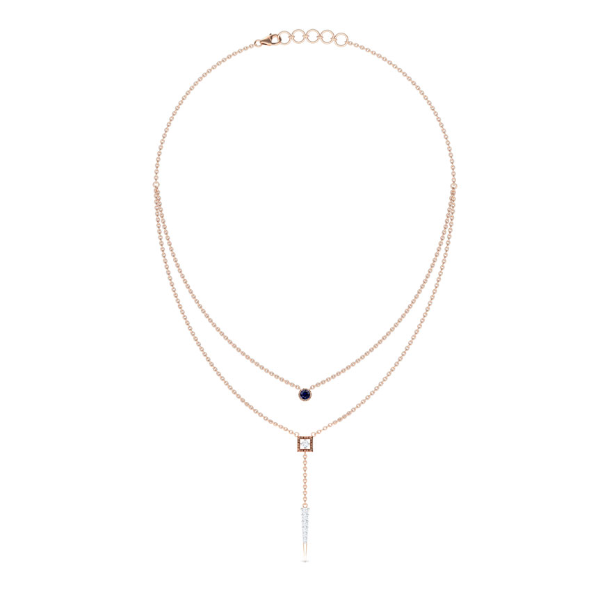 Linear Multi Layer Necklace