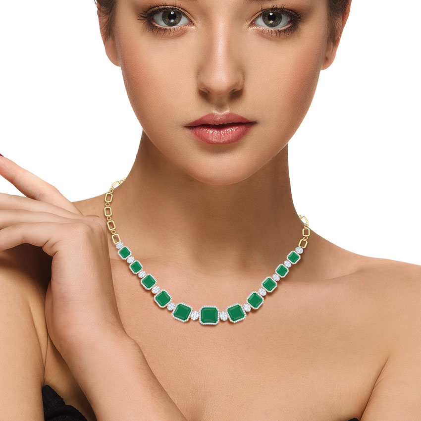 Quad and Cluster Necklace