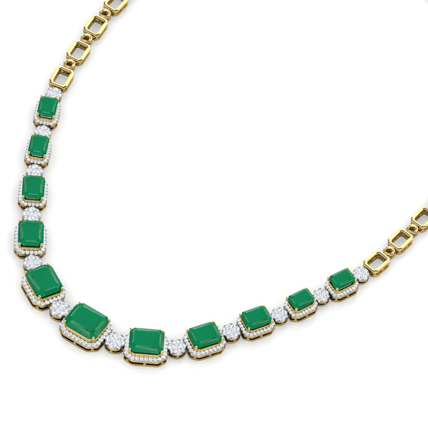 Quad and Cluster Necklace