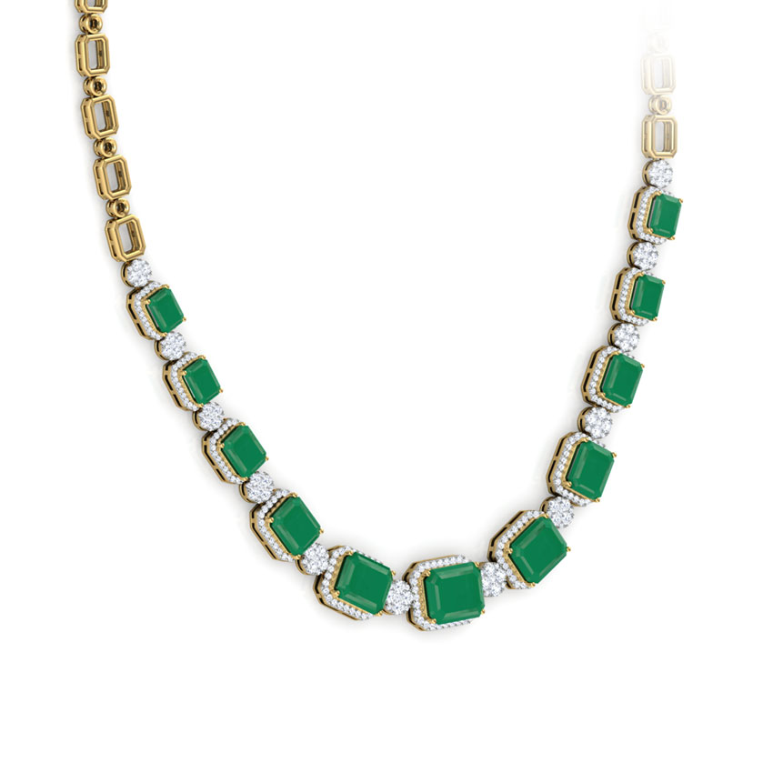 Quad and Cluster Necklace