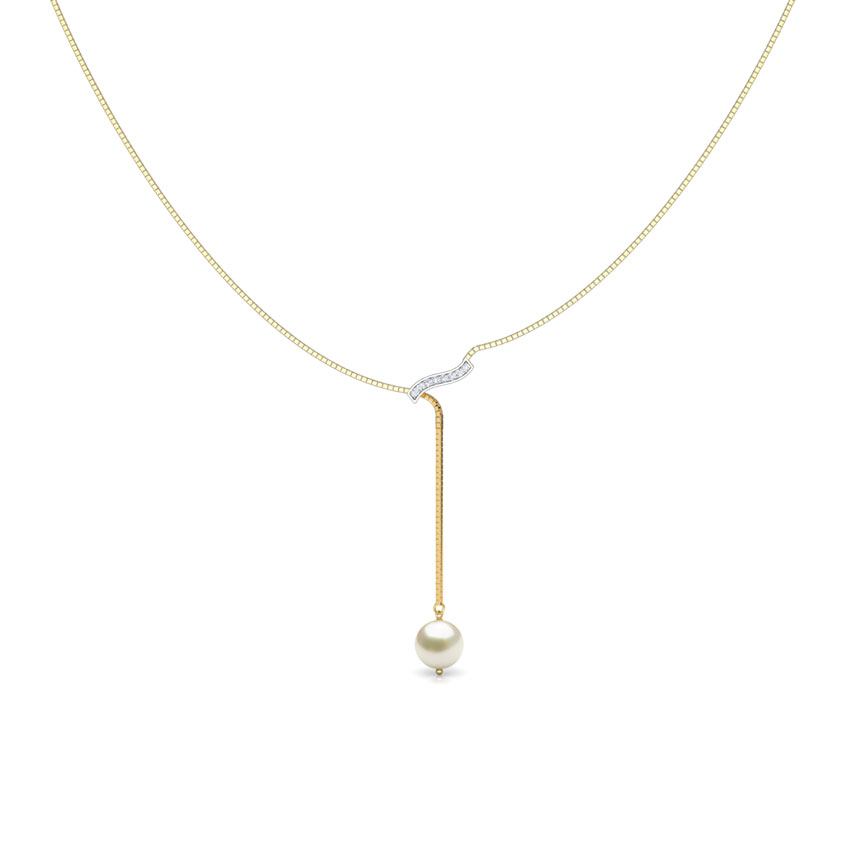 Pearl Drop Y Necklace