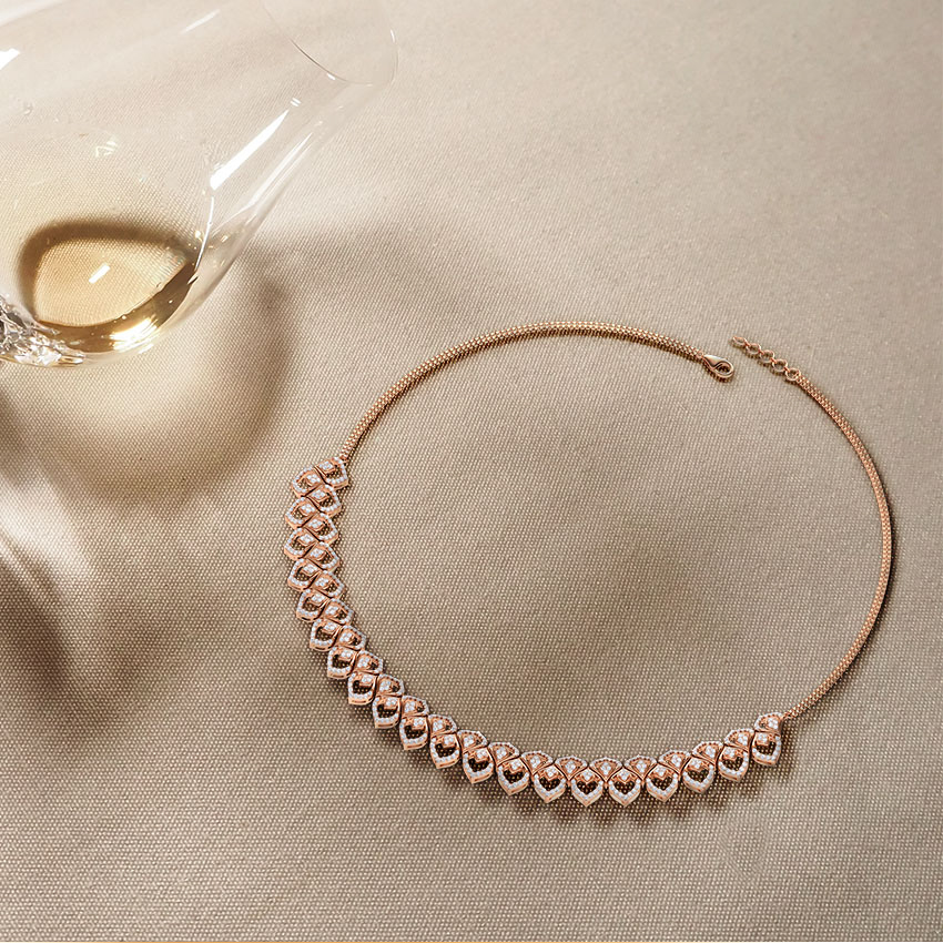 Adorn Petals Diamond Necklace