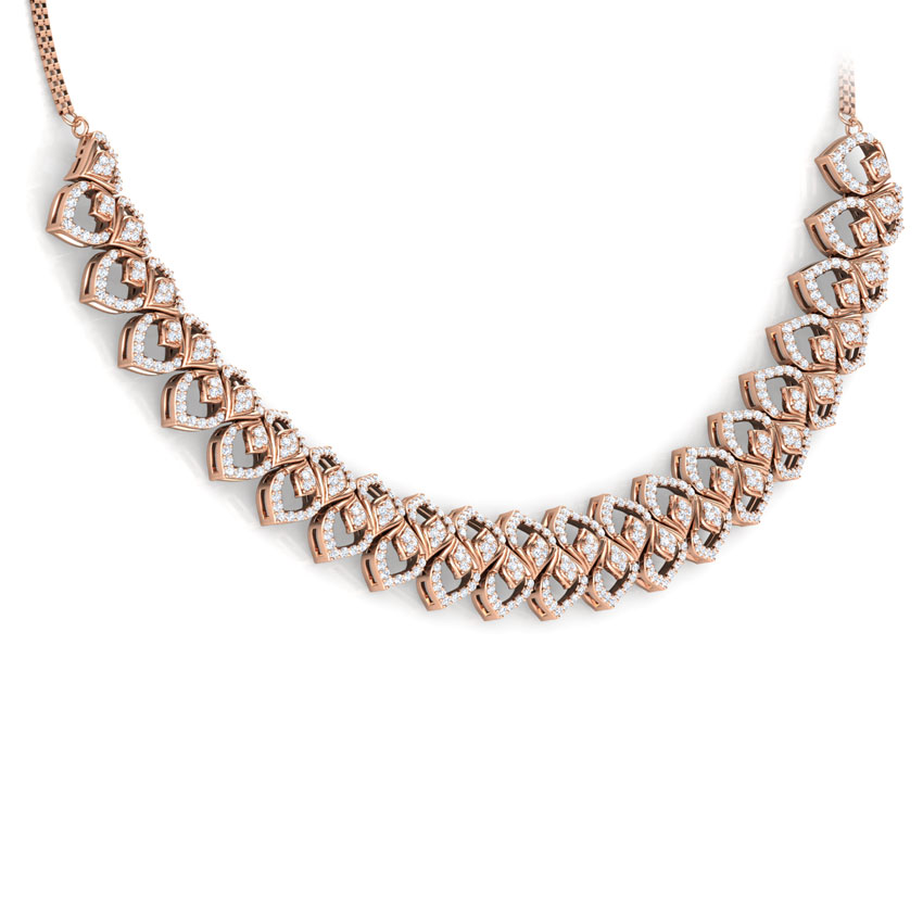 Adorn Petals Diamond Necklace
