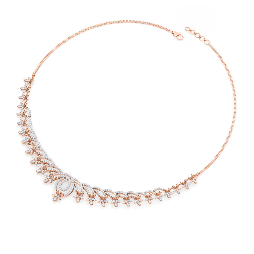 Flare Floret Diamond Necklace