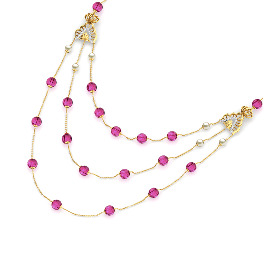 Rambagh Arch Gemstone Necklace