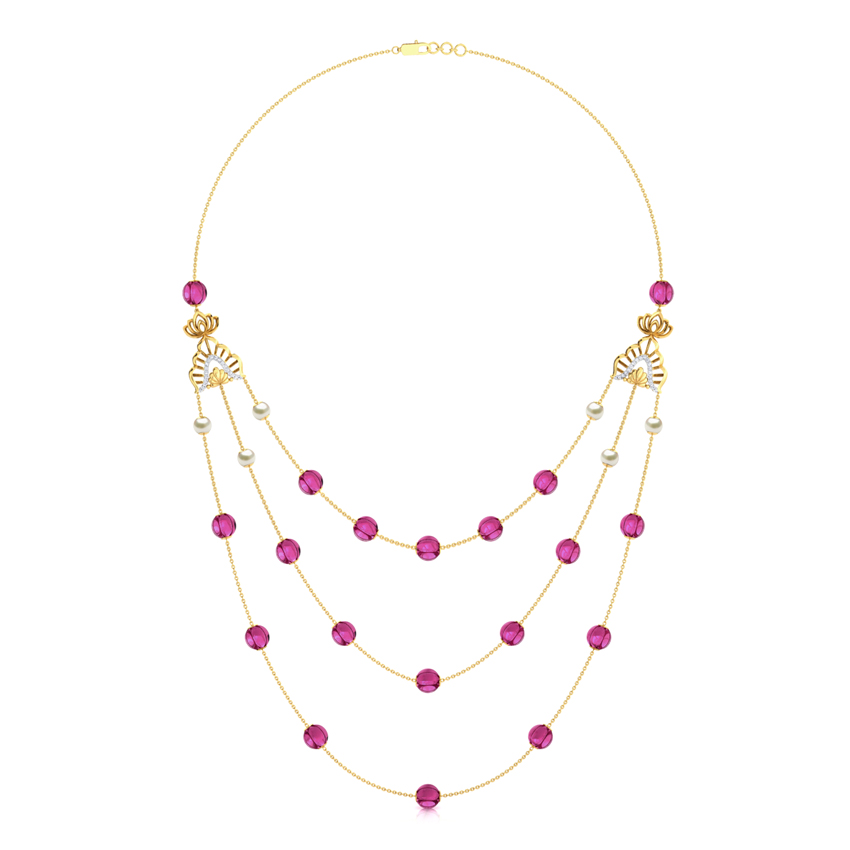 Rambagh Arch Gemstone Necklace