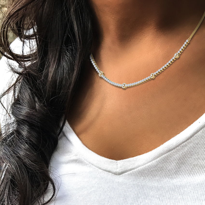 Encircle Diamond Necklace