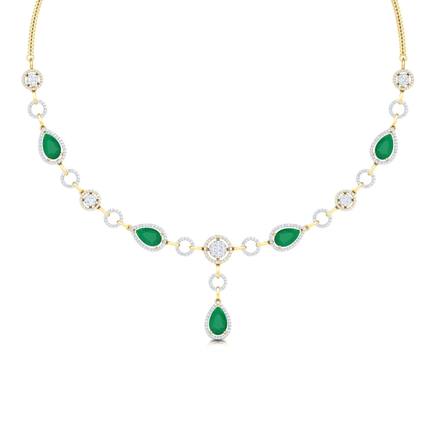 Elegant Halo Necklace