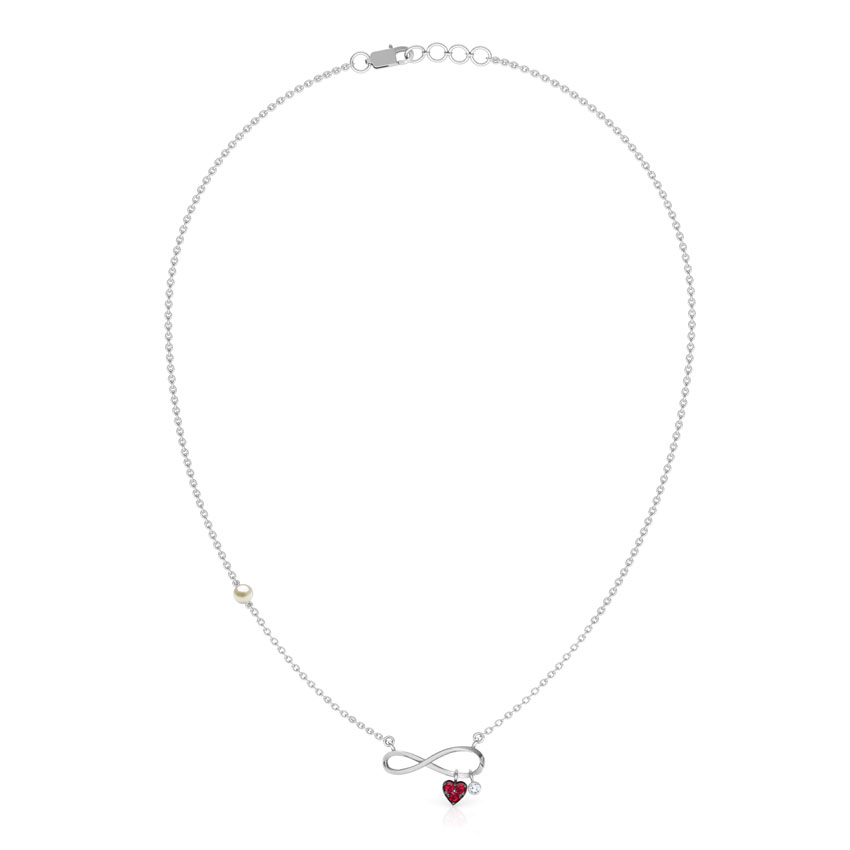 Forever in Love Gemstone Bar Necklace