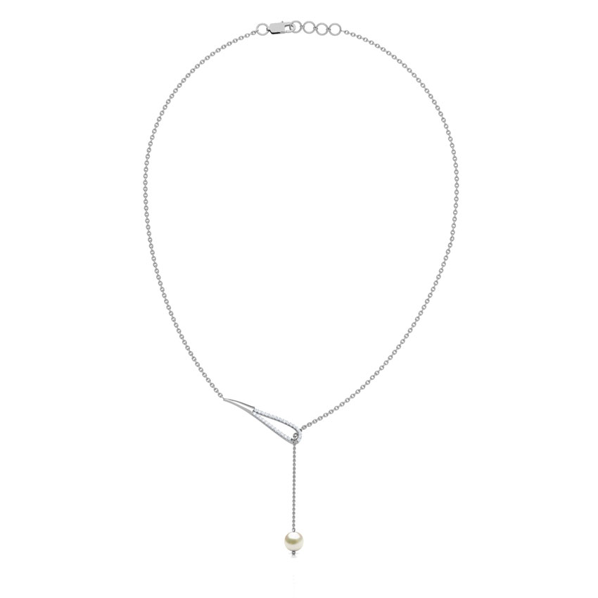 Loop Lariat Pearl Necklace Loop Lariat Pearl Necklace