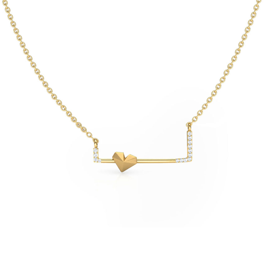 Edgy Love Diamond Necklace Edgy Love Diamond Necklace
