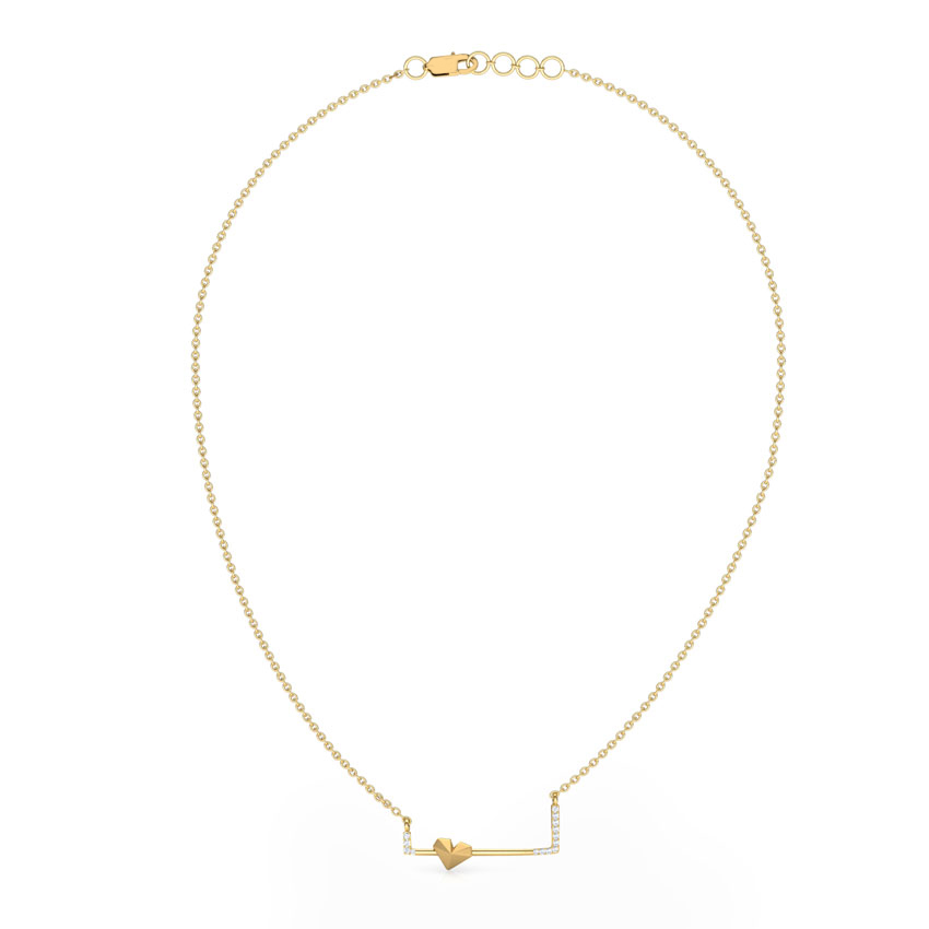 Edgy Love Diamond Necklace Edgy Love Diamond Necklace