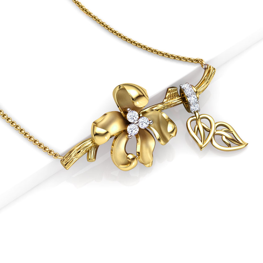 Iris Floret Chain Necklace