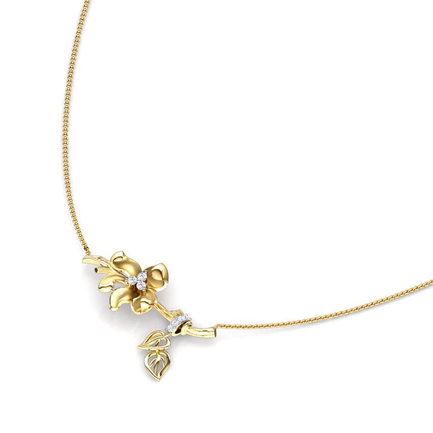 Iris Floret Diamond Necklace