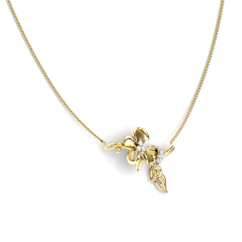 Iris Floret Diamond Necklace